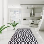 Black White Djt – Тепих за сала (80 x 300)