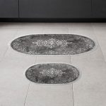 410616 - O - Grey – Патосници за бања (2 парчиња)