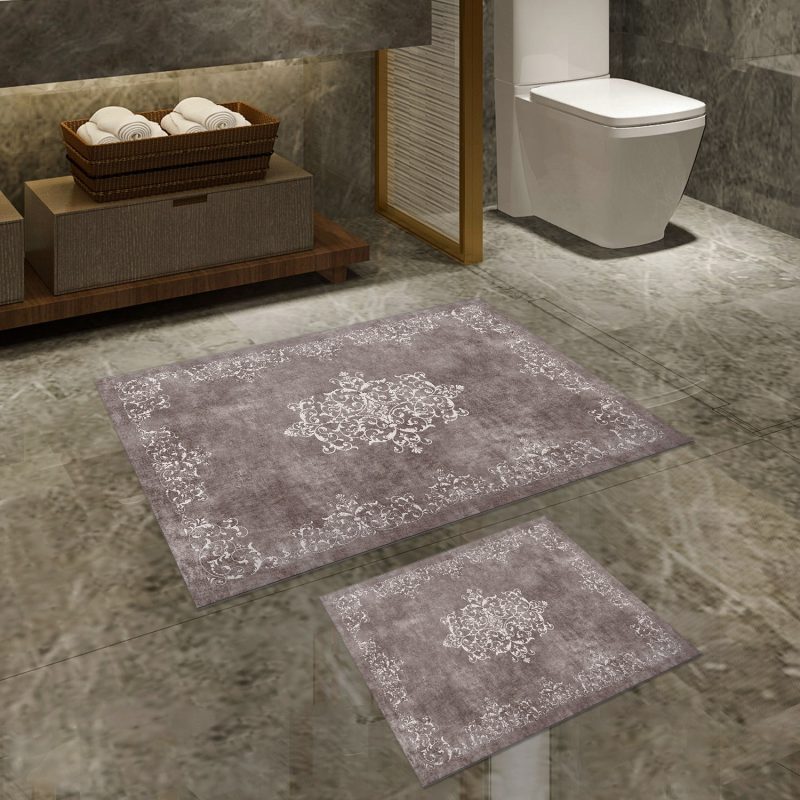 510616 - Taupe Grey – Патосници за бања (2 парчиња)