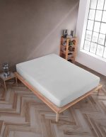 Grey – Единечен мал монтиран чаршаф Џерси (ФР)