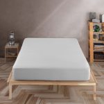 Grey – Единечен мал монтиран чаршаф Џерси (ФР) - Image 2