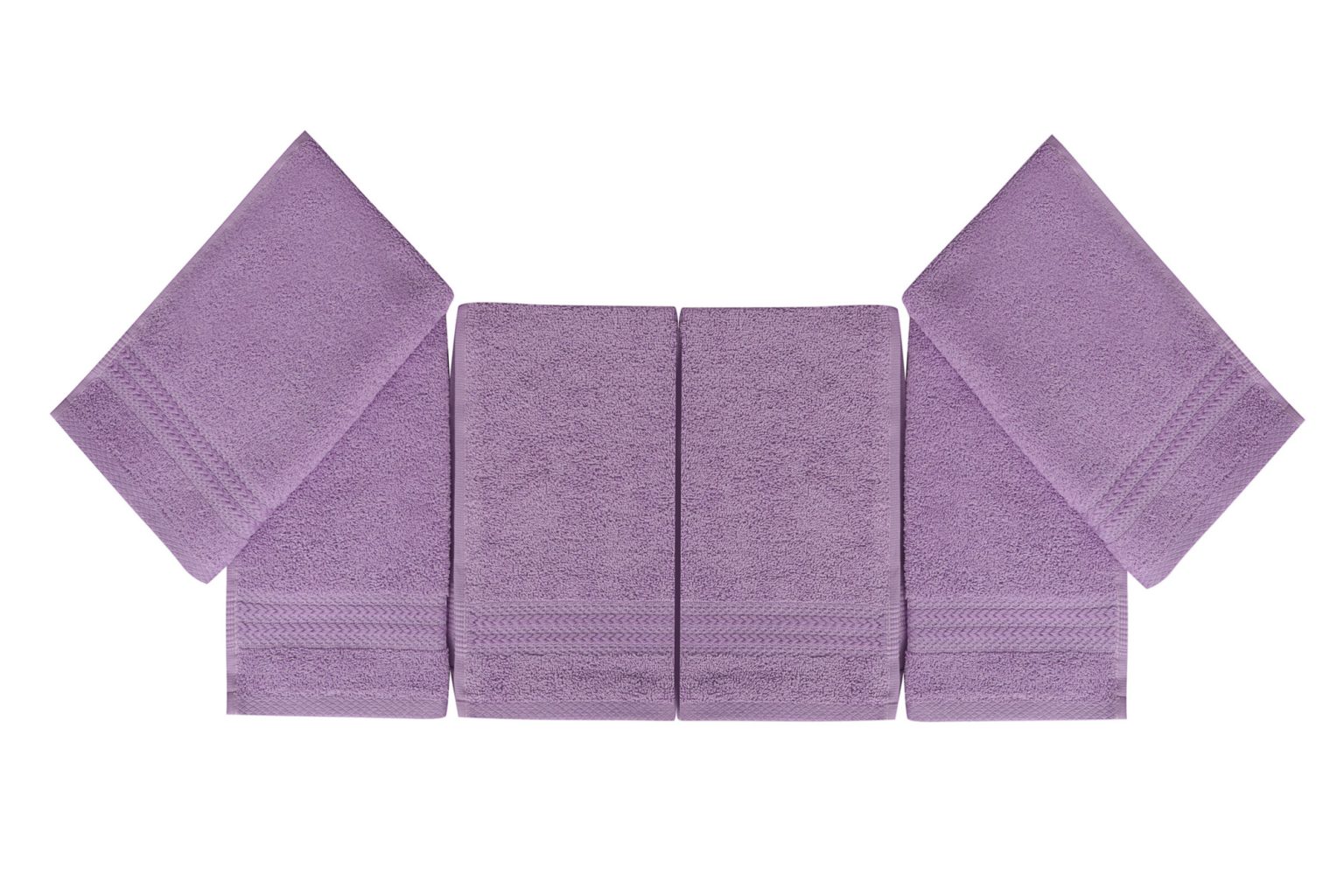 Rainbow - Lilac – Комплет пешкири за перење (6 парчиња) - Image 3