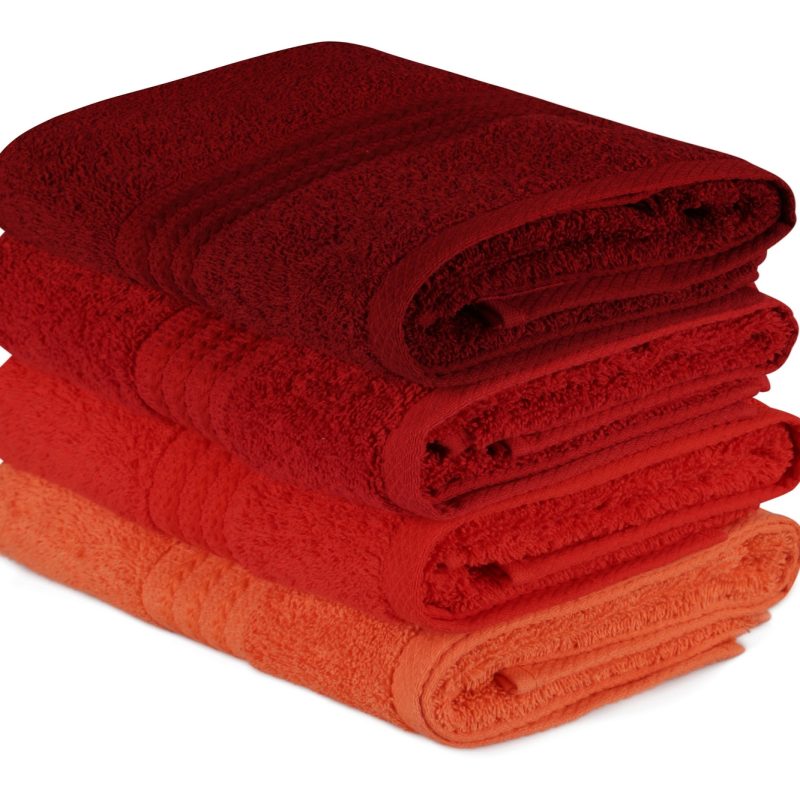 Rainbow - Red – Комплет крпи за раце (4 парчиња)