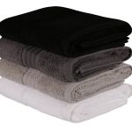 Rainbow - Black – Комплет крпи за раце (4 парчиња)