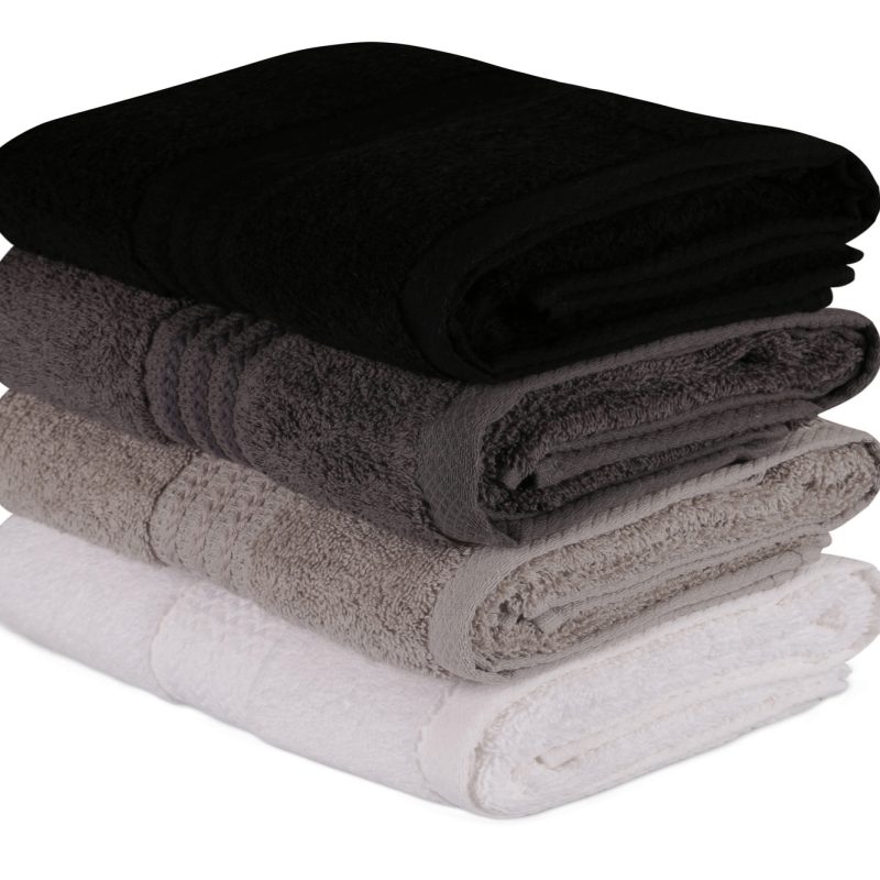 Rainbow - Black – Комплет крпи за раце (4 парчиња)