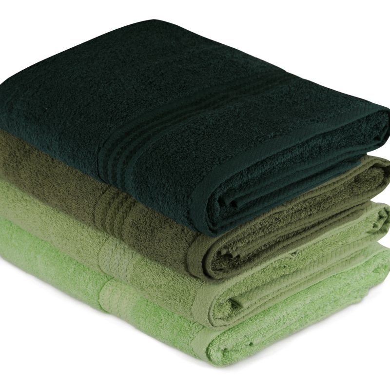 Rainbow - Green – Комплет крпи за капење (4 парчиња)