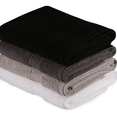 Rainbow - Black – Комплет крпи за капење (4 парчиња)