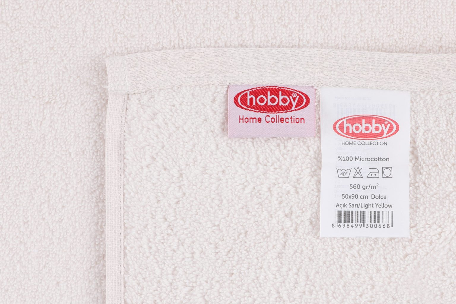 Dolce - Light Yellow – Комплет за рачни крпи (2 парчиња) - Image 6