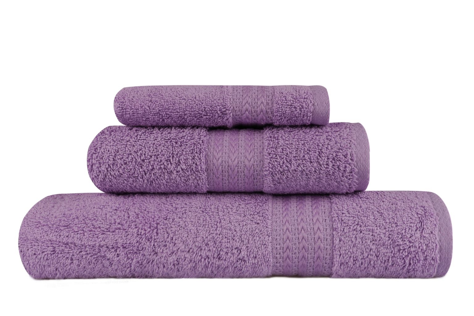 Rainbow - Lilac – Комплет пешкири (3 парчиња) - Image 2