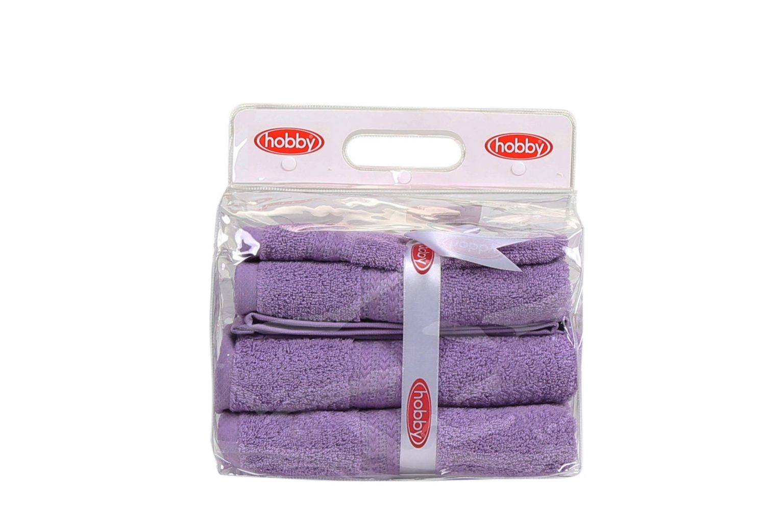 Rainbow - Lilac – Комплет пешкири (3 парчиња) - Image 5