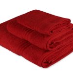 Rainbow - Red – Комплет пешкири (3 парчиња)