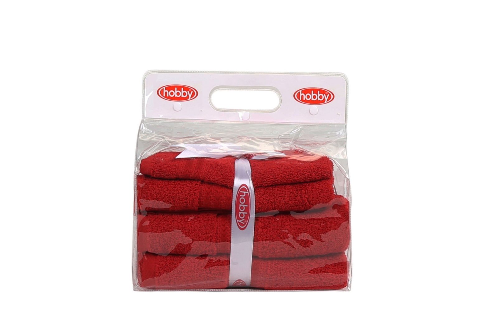 Rainbow - Red – Комплет пешкири (3 парчиња) - Image 5