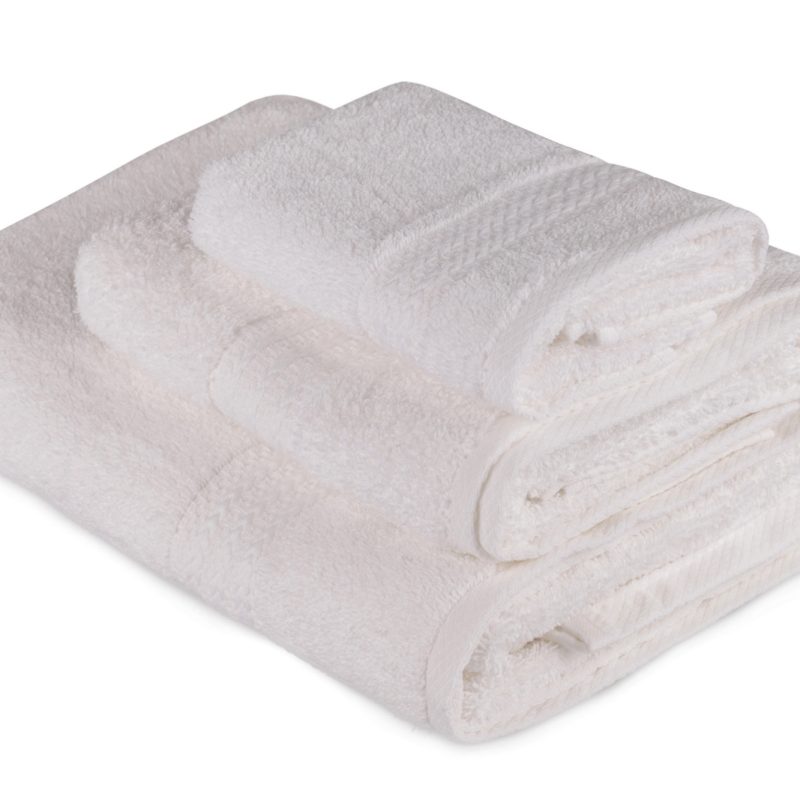 Rainbow - White – Комплет пешкири (3 парчиња)