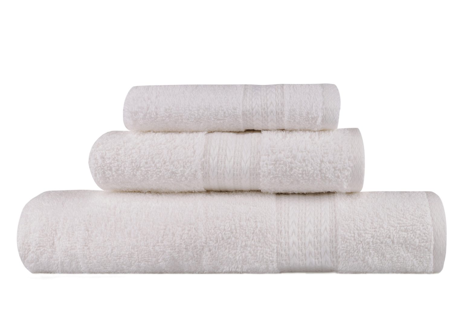 Rainbow - White – Комплет пешкири (3 парчиња) - Image 2