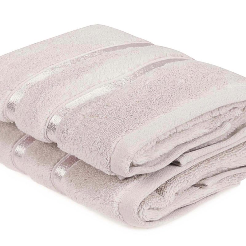 Dolce - Light lilac – Комплет за рачни крпи (2 парчиња)