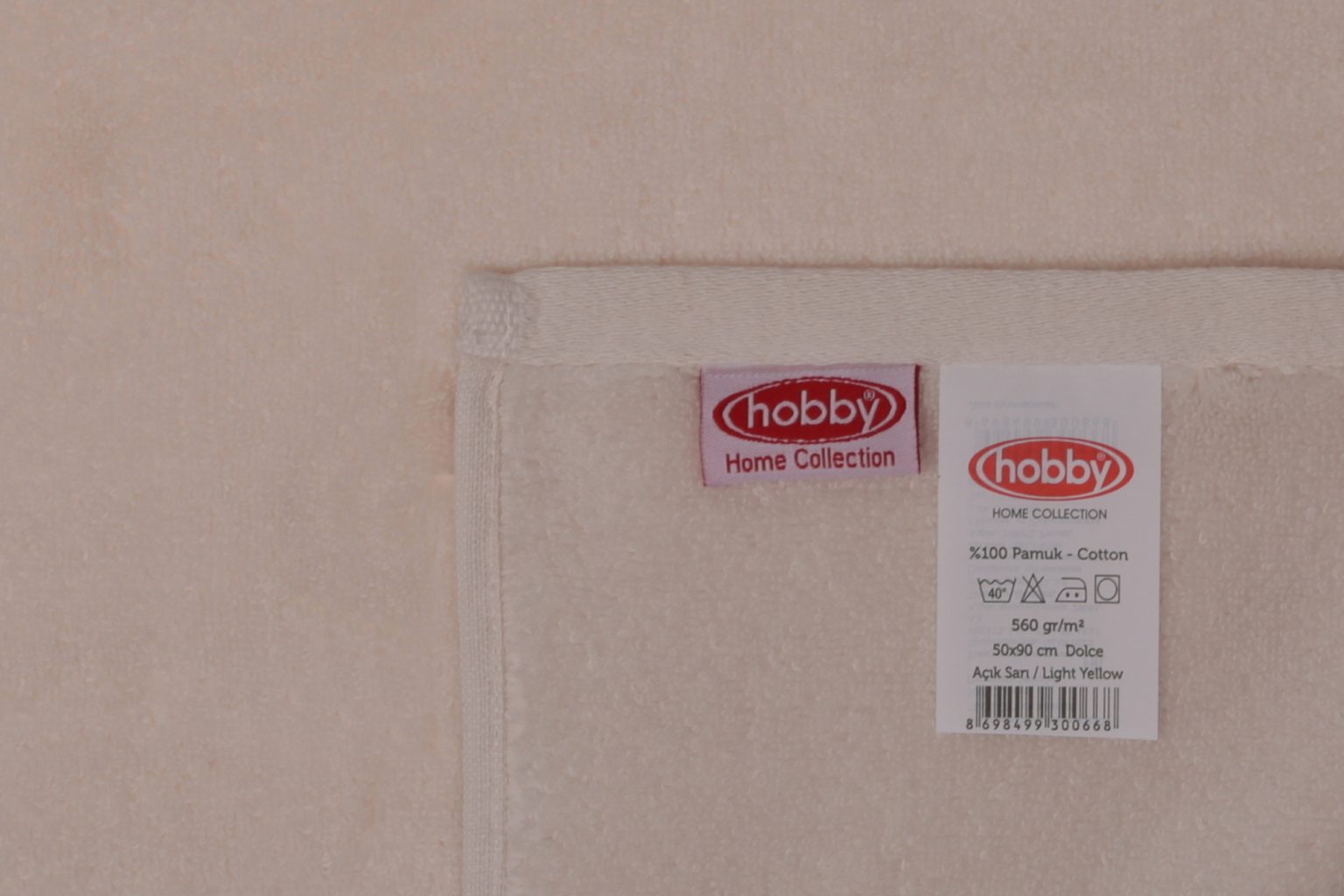 Dolce - Light Yellow, Light lilac, Salmon – Комплет крпи за раце (3 парчиња) - Image 6