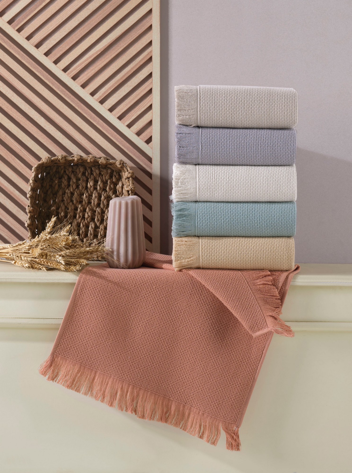 317HBY321120-201.jpg Mia - Asorti – Комплет пешкири за перење (6 парчиња) - Image 1