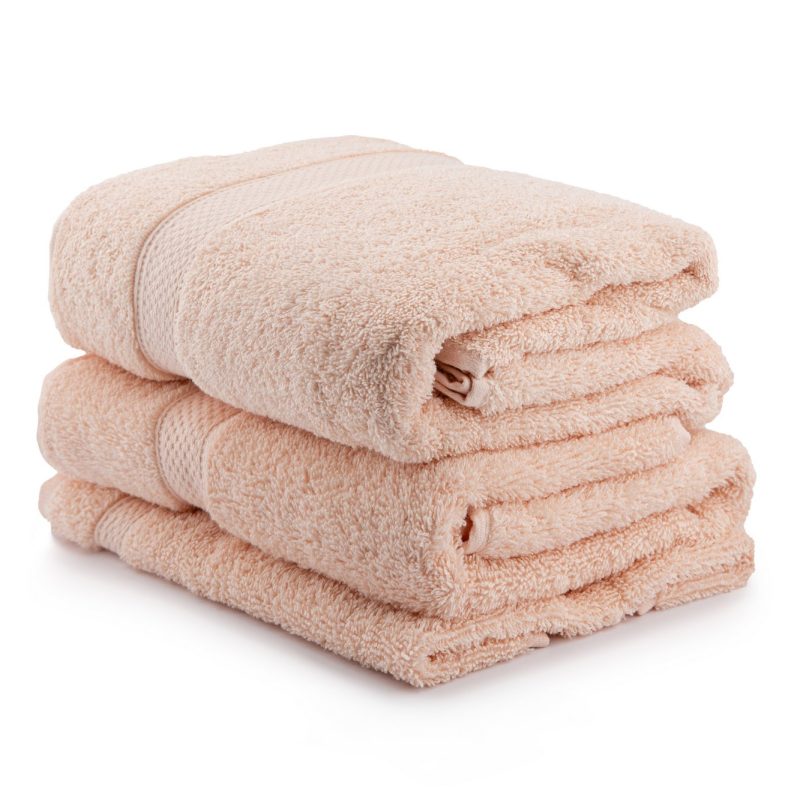 Colorful - Salmon – Комплет пешкири (3 парчиња)