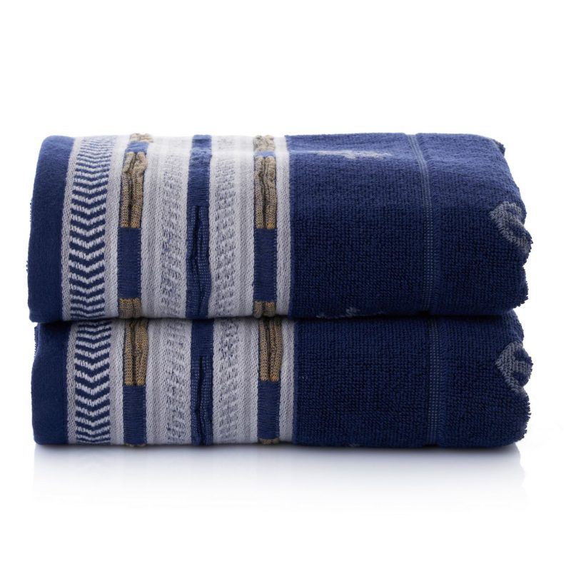 Marin - Dark Blue – Комплет крпи за капење (2 парчиња)