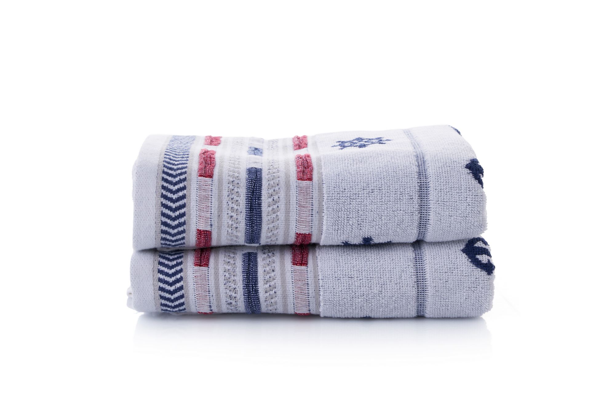 317HBY338320-201.jpg Marin - White – Комплет крпи за капење (2 парчиња) - Image 1