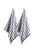 Alba - Grey – Комплет за рачни крпи (2 парчиња) - Image 2