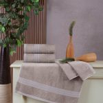 Delux - Cappuccino – Комплет за рачни крпи (2 парчиња)