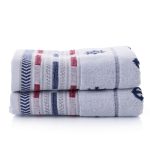 Marin - White – Комплет за рачни крпи (2 парчиња)