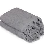 Baglamali Kilim - Grey – Комплет за рачни крпи (2 парчиња)