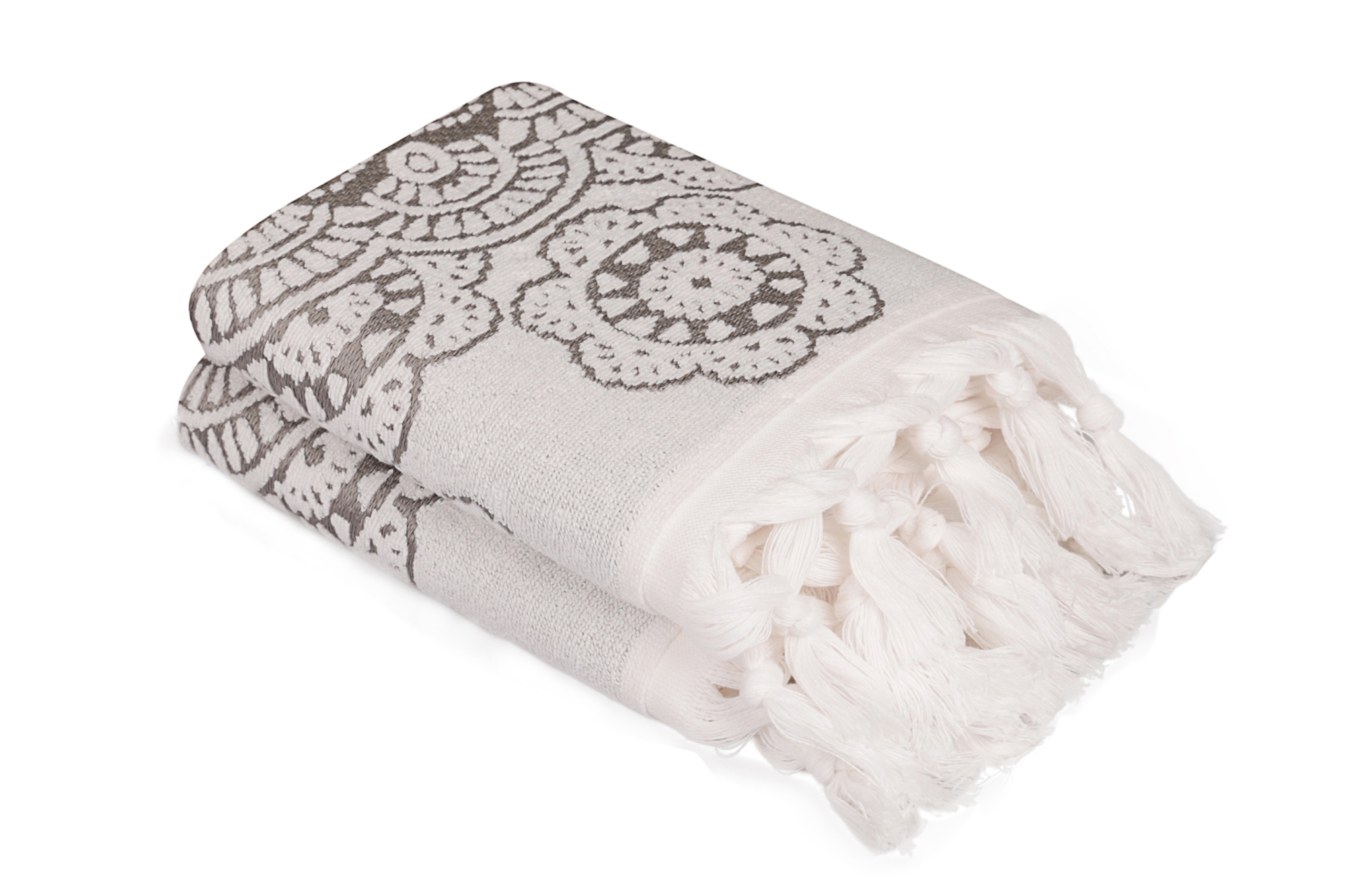 321SHS129720-201.jpg Marcello - Grey – Комплет за рачни крпи (2 парчиња) - Image 1