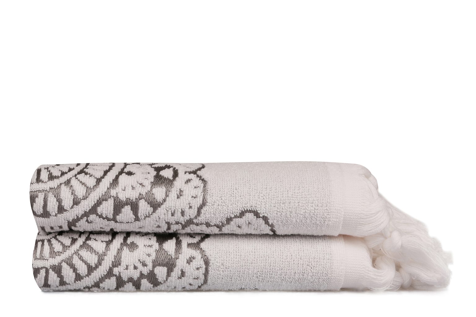 Marcello - Grey – Комплет за рачни крпи (2 парчиња) - Image 2