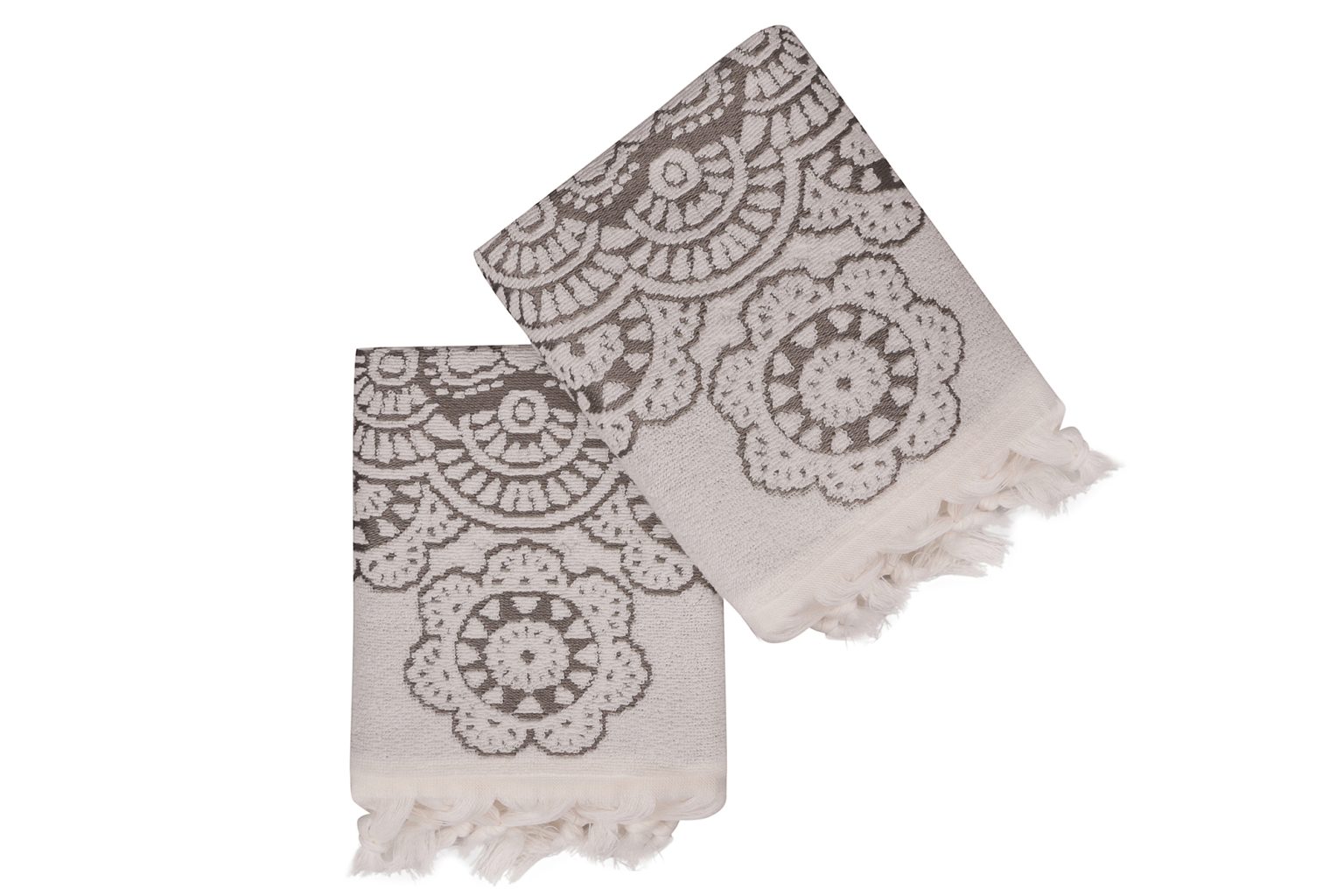 Marcello - Grey – Комплет за рачни крпи (2 парчиња) - Image 3