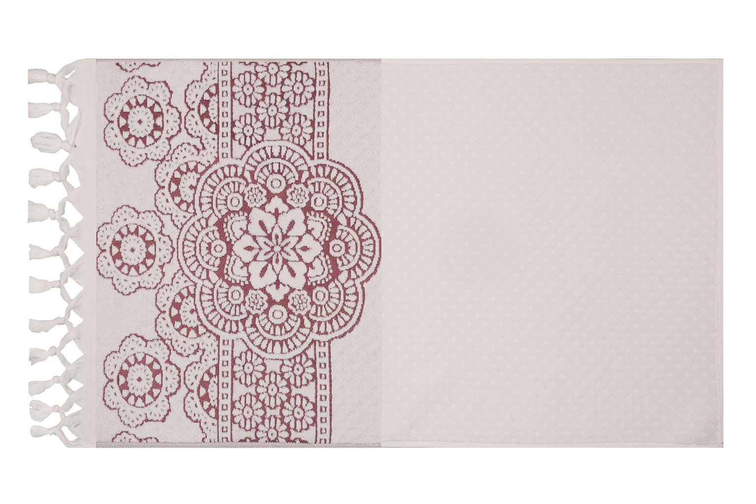 Marcello - Claret Red – Комплет за рачни крпи (2 парчиња) - Image 5