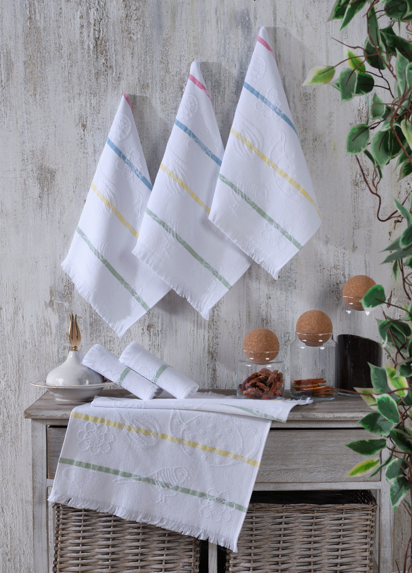 321SHS131820-201.jpg Viola – Комплет пешкири за перење (6 парчиња) - Image 1