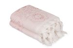 Marcello - Pink – Комплет за рачни крпи (2 парчиња)