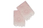 Marcello - Pink – Комплет за рачни крпи (2 парчиња) - Image 3