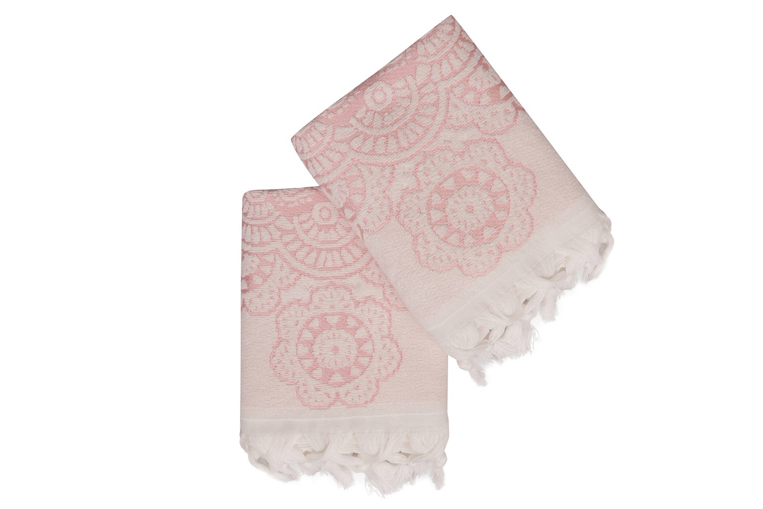 Marcello - Pink – Комплет за рачни крпи (2 парчиња) - Image 3