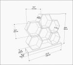 Cicek - Black, Oak – Полица за книги - Image 6