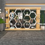 Sueno - White, Oak – Полица за книги