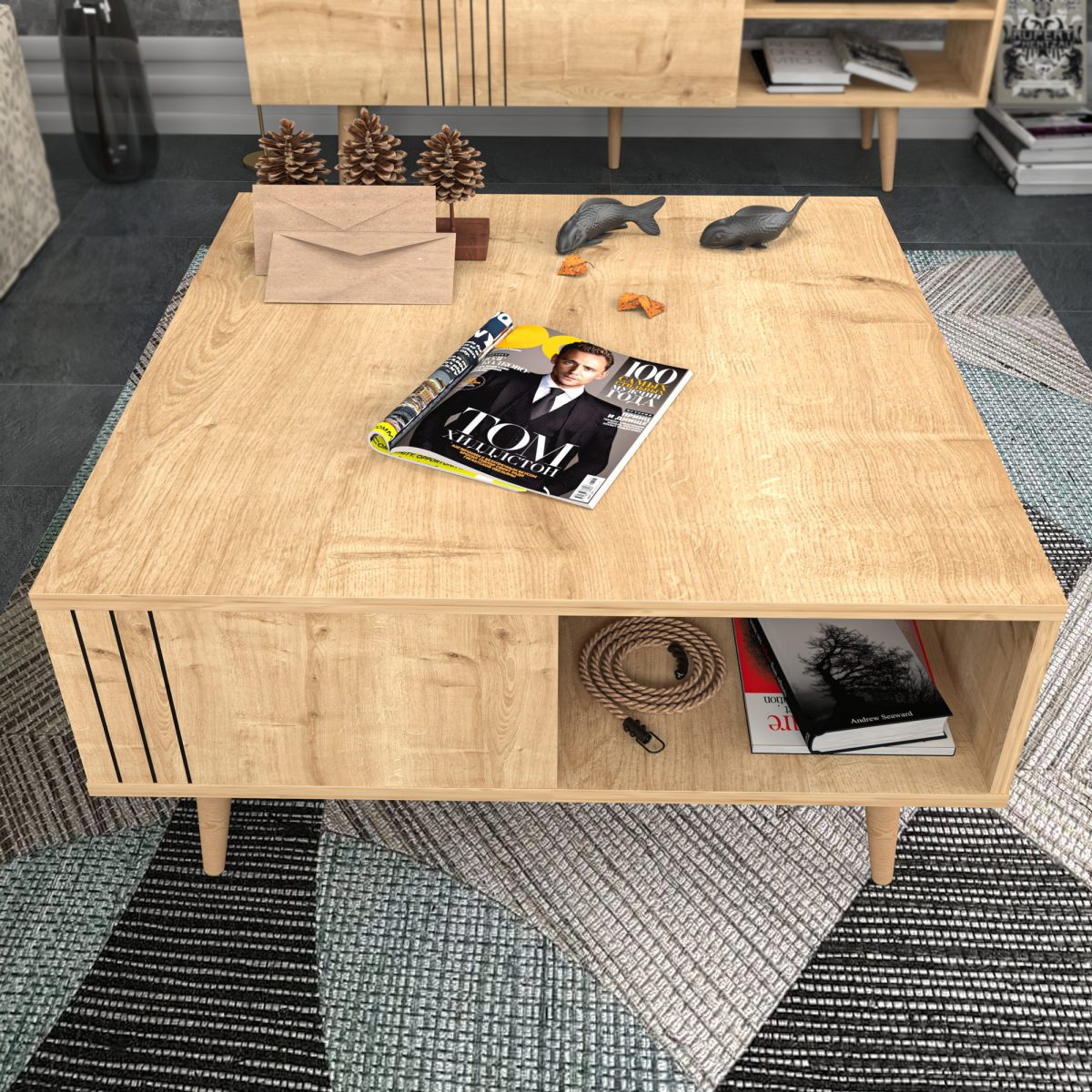 Ronas - Oak – Маса за кафе - Image 2