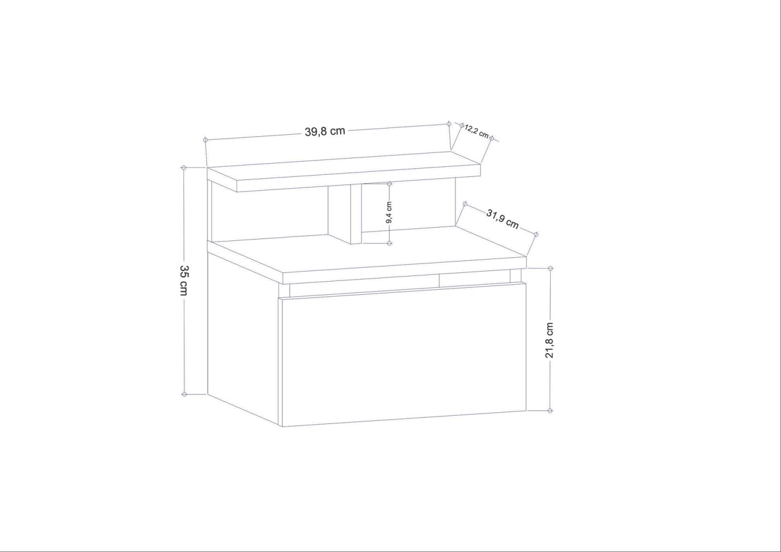 Alice - White – Ноќна масичка - Image 6