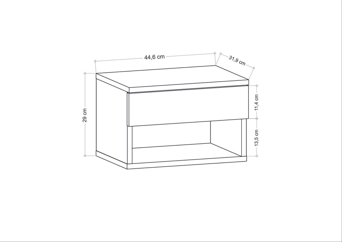 Jamot - White – Ноќна масичка - Image 6