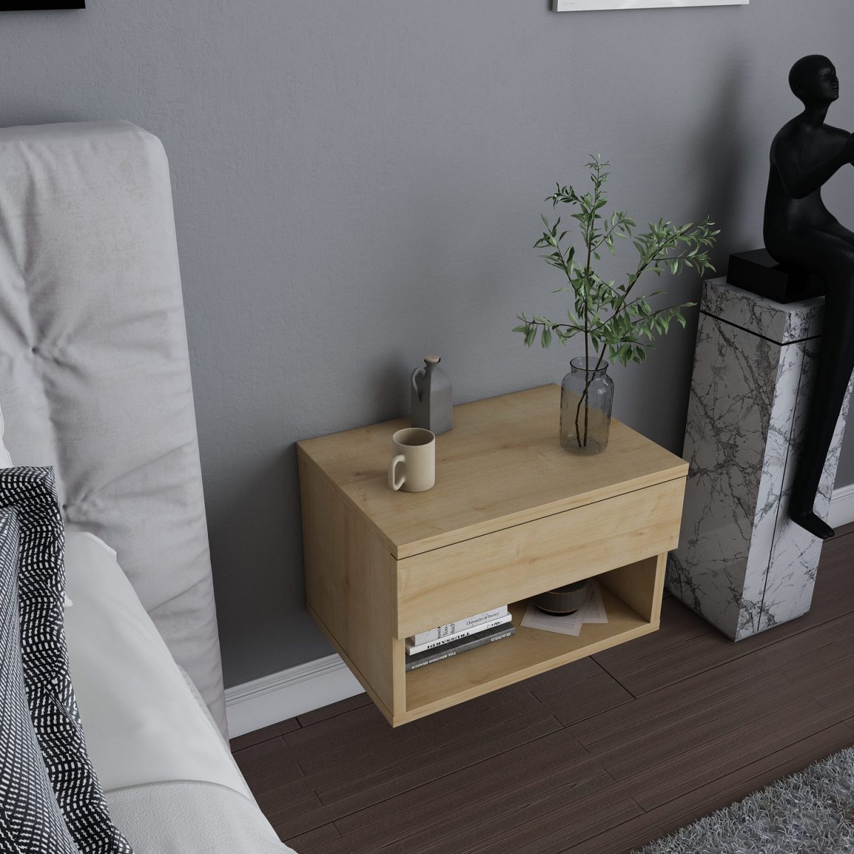 Jamot - Oak – Ноќна масичка - Image 2