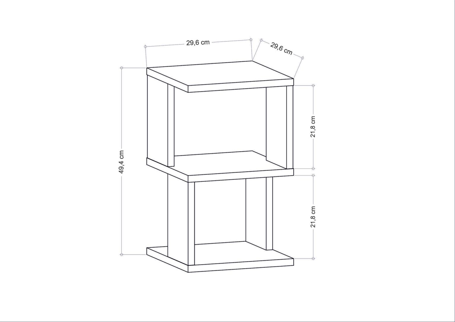 Carter - White – Ноќна масичка - Image 6