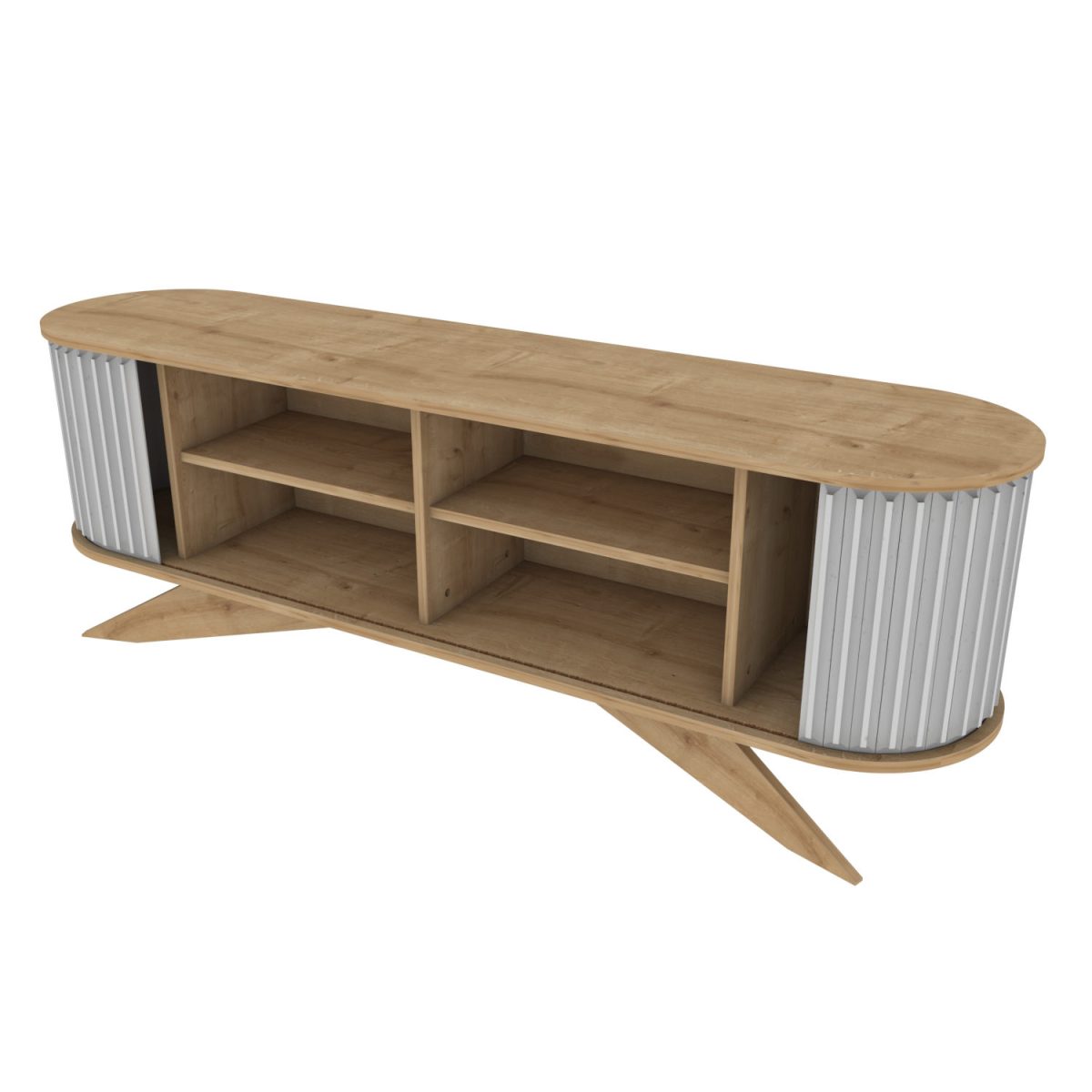 Stor - Sapphire, White – ТВ комода - Image 10