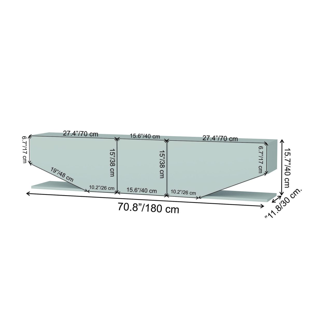 Inci - Black – ТВ комода - Image 6