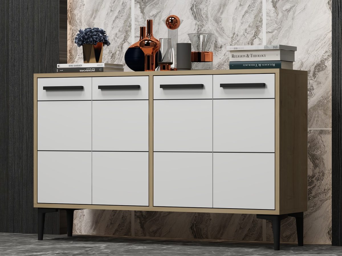 Stria - Sapphire Oak, White – Конзола - Image 2