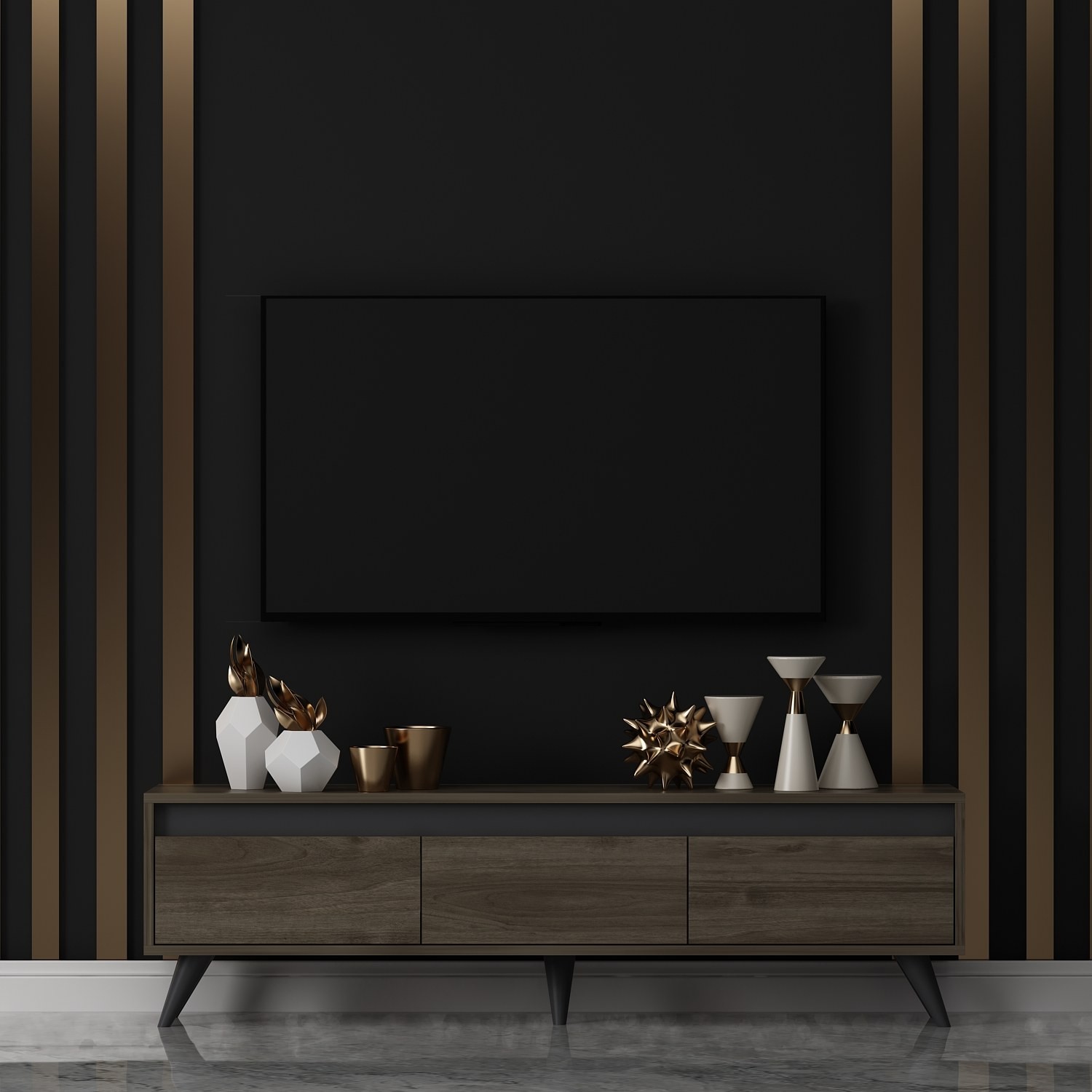 327ODS111420-201.jpg Century - Walnut – ТВ комода - Image 1