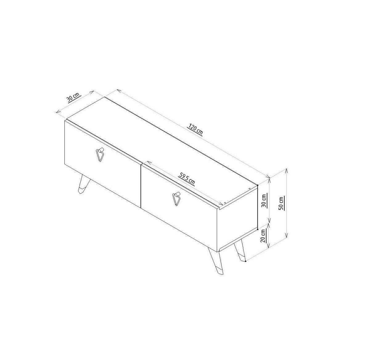 Tarab - Walnut – ТВ комода - Image 7