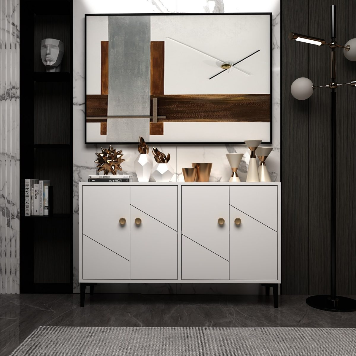 Myria - White – ТВ комода - Image 3