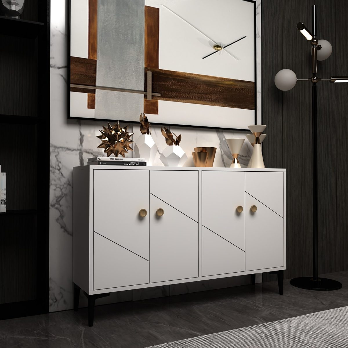 Myria - White – ТВ комода - Image 4